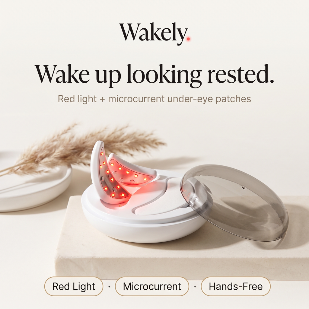 Wakely Eye Reset – Red Light & Microcurrent Under-Eye Patches